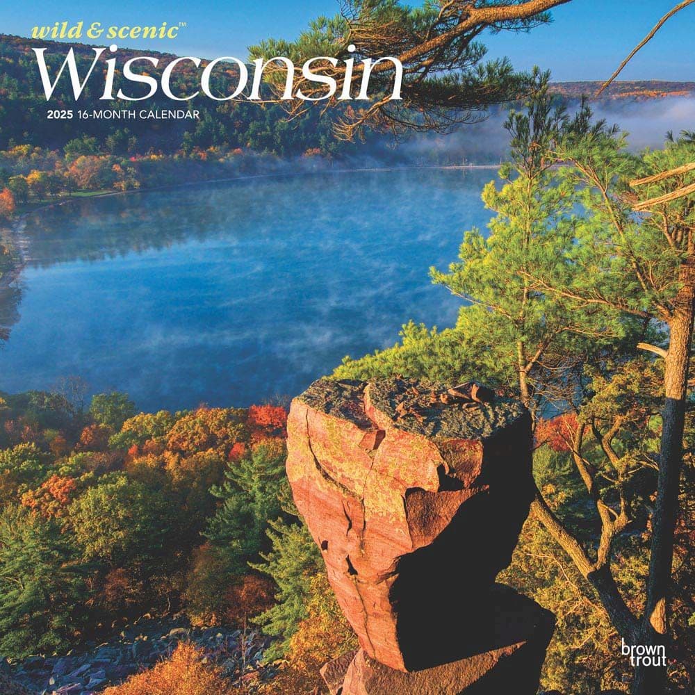 Wisconsin Wild and Scenic 2025 Wall Calendar Front Cover