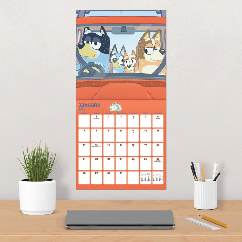 Disney Bluey 2024 Wall Calendar