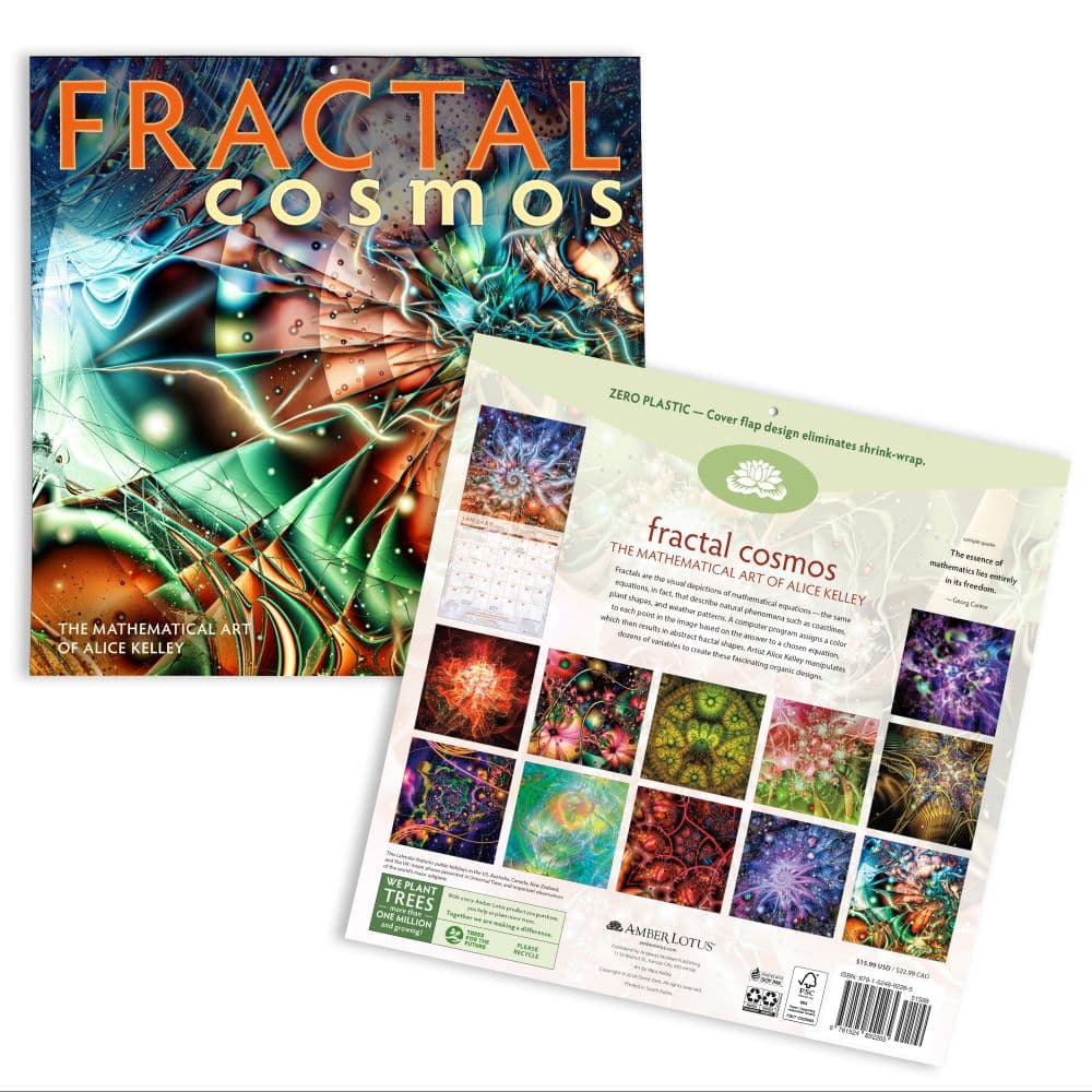 Fractal Cosmos 2025 Wall Calendar First Alternate Image