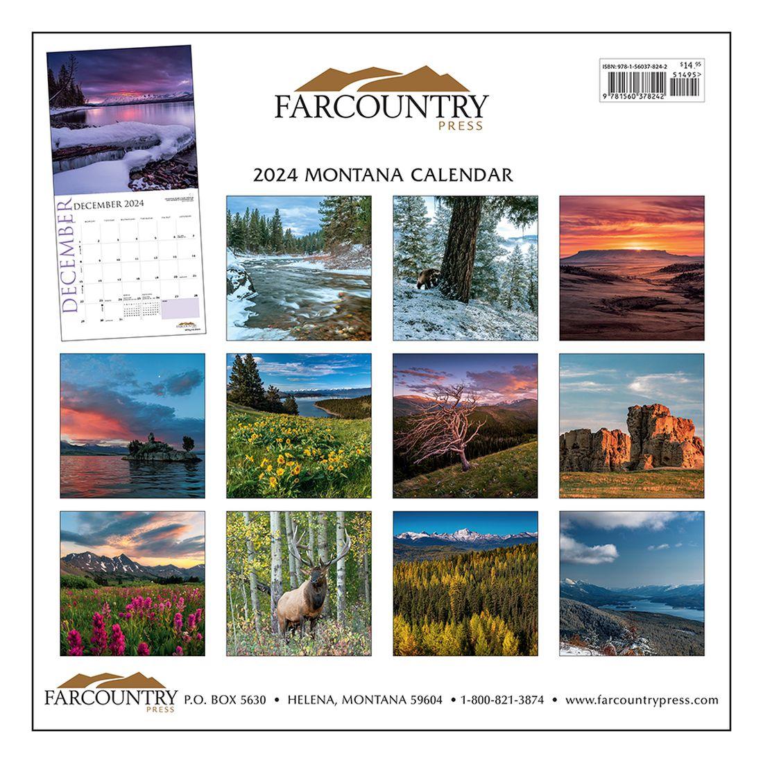 Montana 2024 Wall Calendar