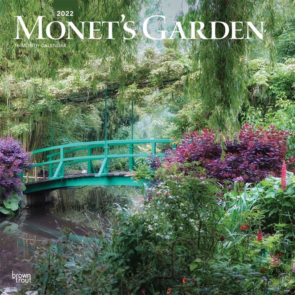 Monets Garden 2022 Wall Calendar