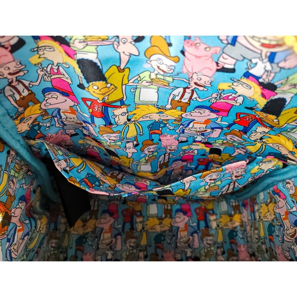 Hey Arnold Nickelodeon Mini Backpack lining