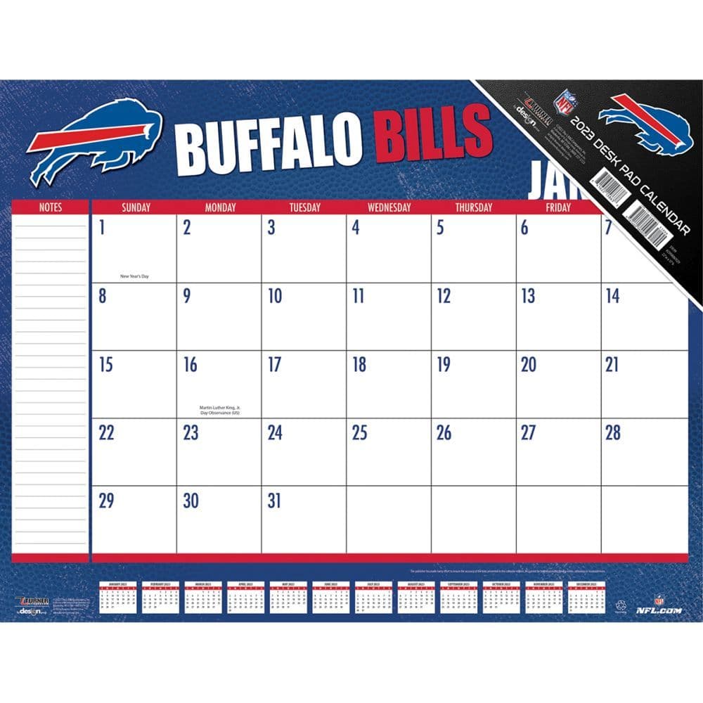 Buffalo Bills 2023 Desk Pad