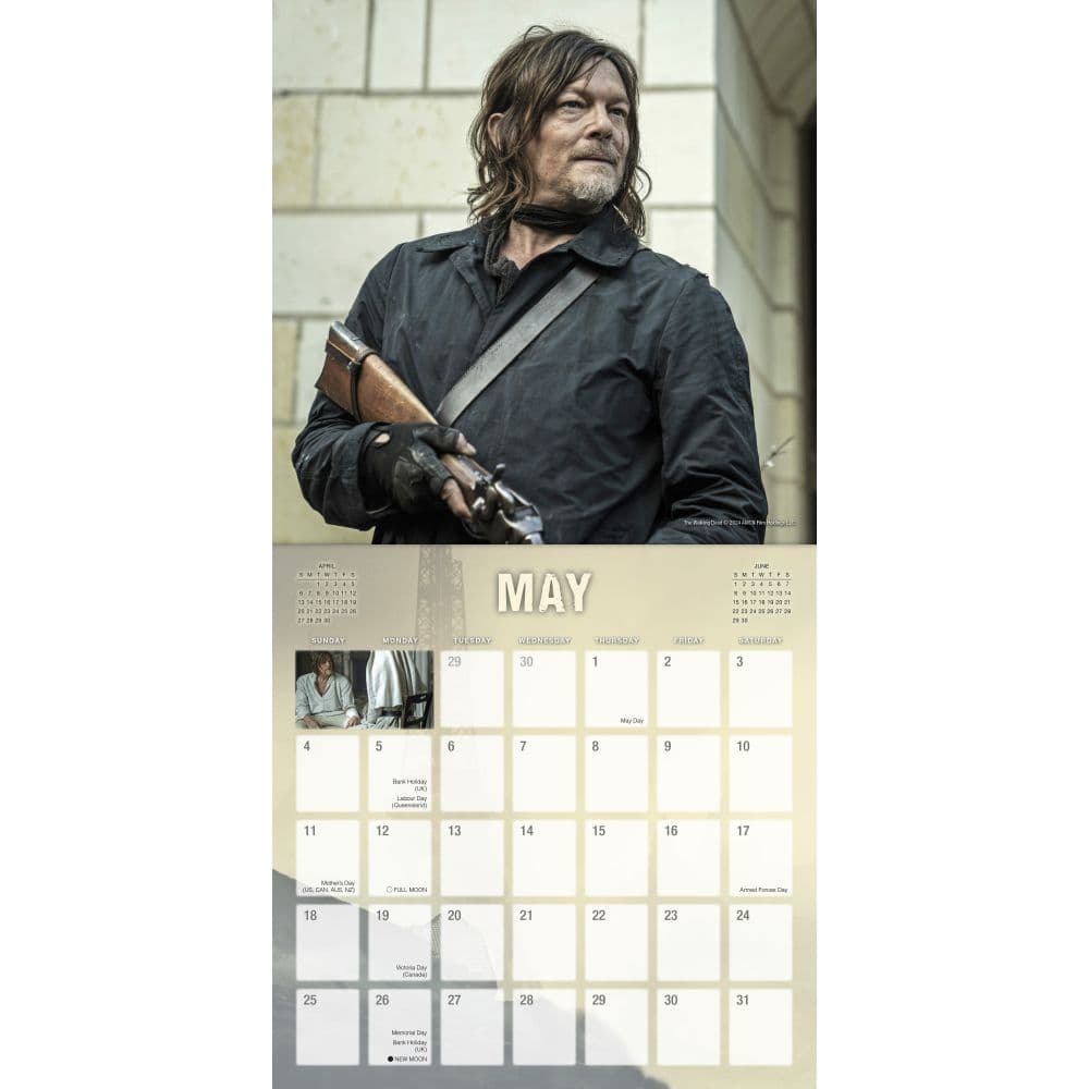 Walking Dead Daryl Dixon 2025 Wall Calendar Second Alternate Image width=&quot;1000&quot; height=&quot;1000&quot;