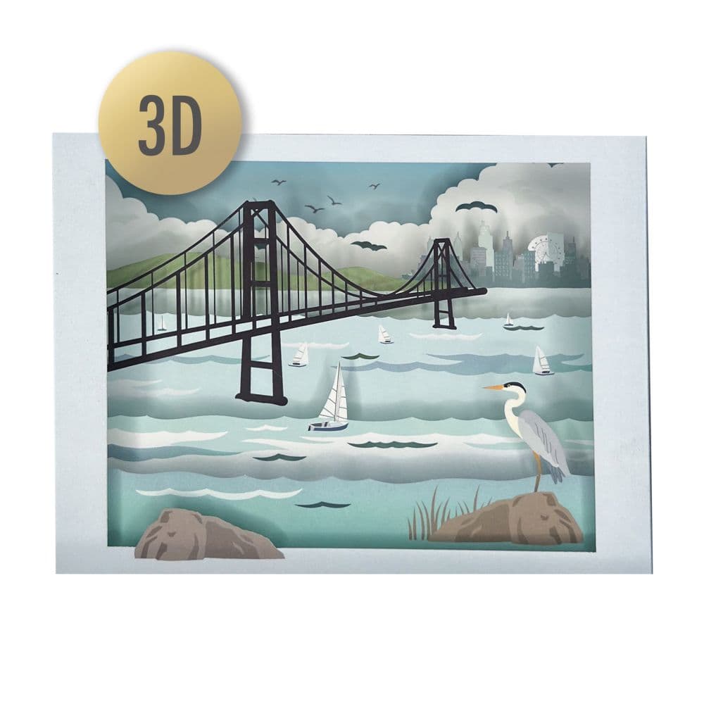 Bridge Scene Shadowbox Card Alt8