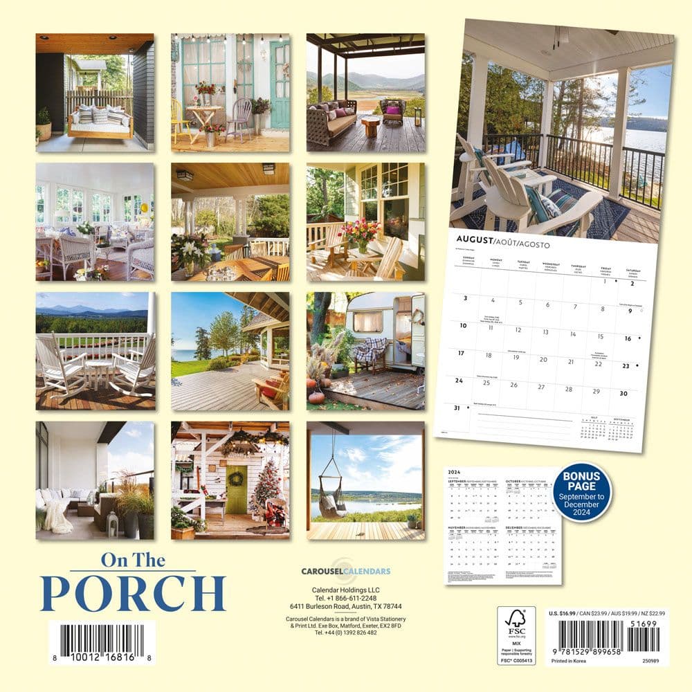 On the Porch 2025 Wall Calendar First Alternate Image width=&quot;1000&quot; height=&quot;1000&quot;