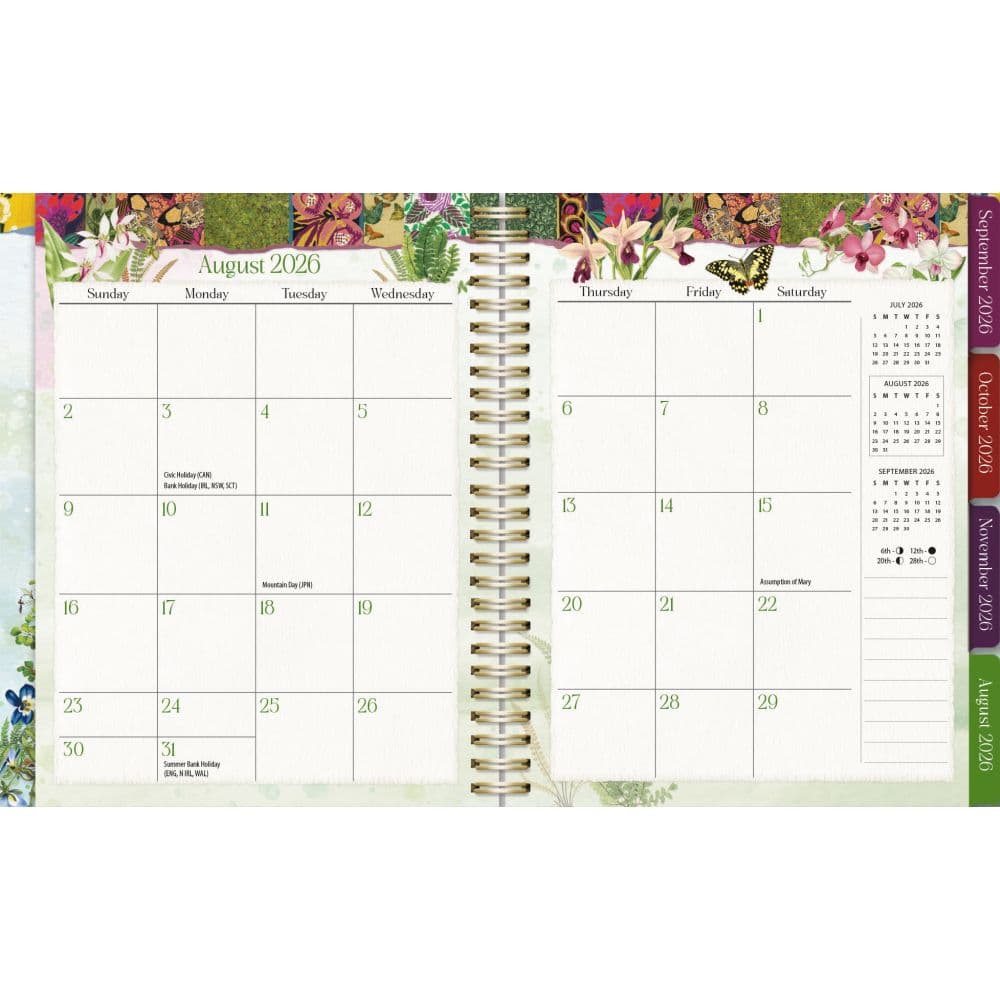 Botanical Gardens 2027 Agenda Planner by Barbara Anderson Second Alternate Image