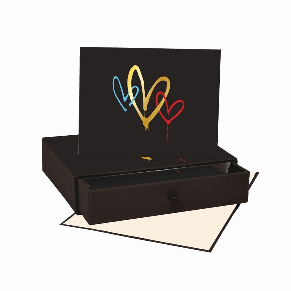jgoldcrown Heart of Gold Note Cards w Keepsake Box by James Goldcrown Main Image