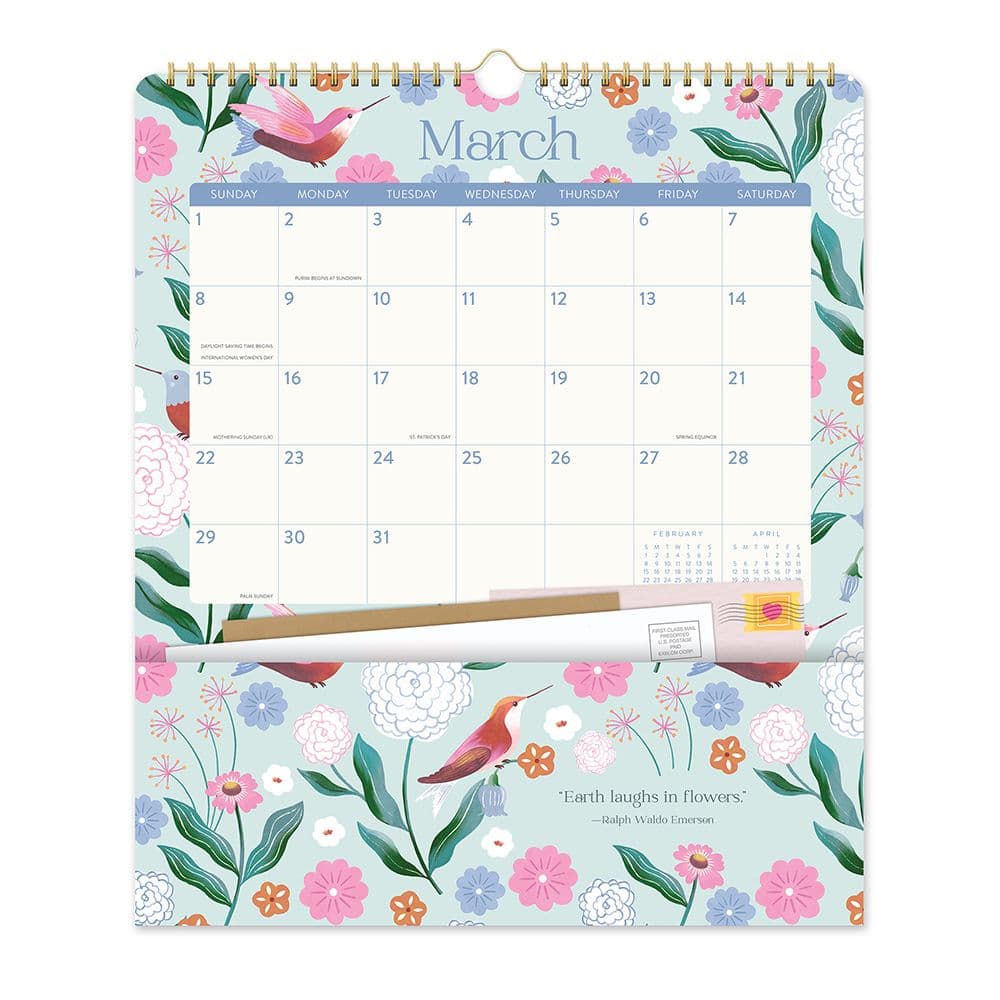 Birds and Blooms 2026 Pockets Plus Calendar Third Alternate Image
