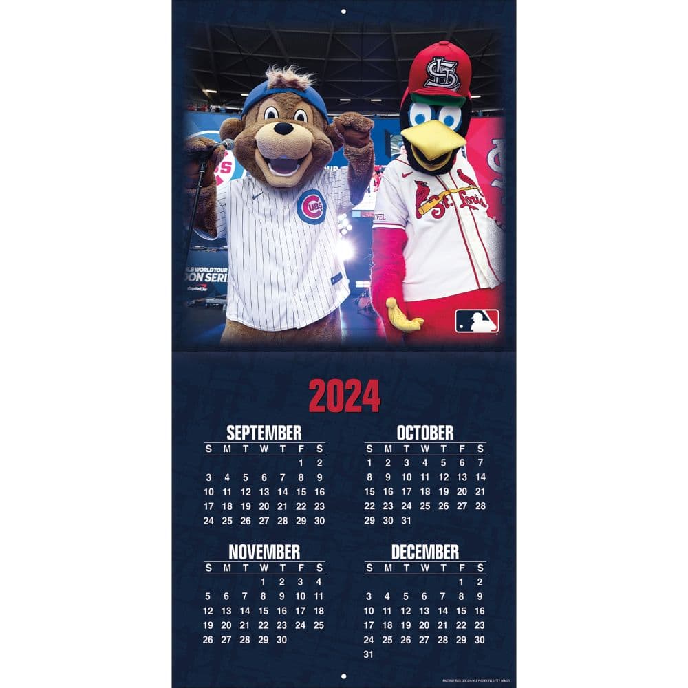 MLB Mascots 2025 Wall Calendar Second Alternate Image