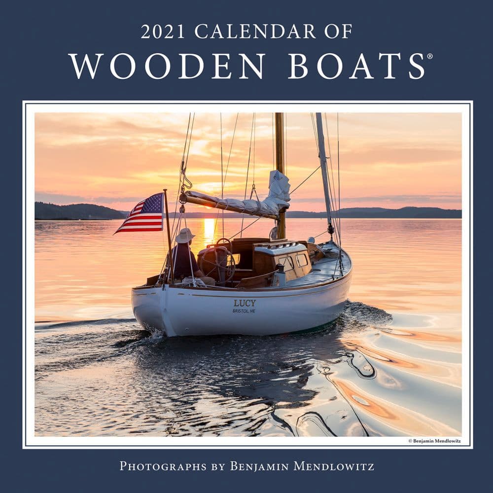 2021 Wooden Boats Wall Calendar