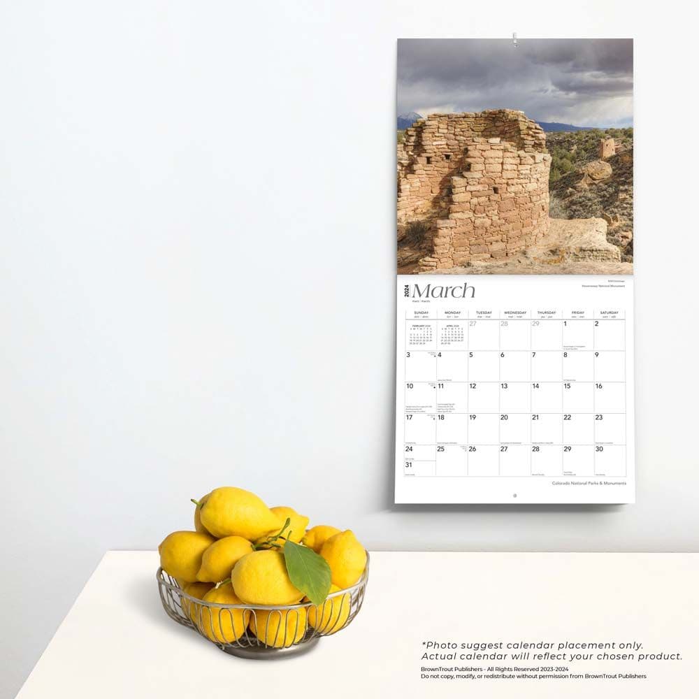 Colorado National Parks and Monuments 2024 Wall Calendar Third Alternate  Image width=&quot;1000&quot; height=&quot;1000&quot;