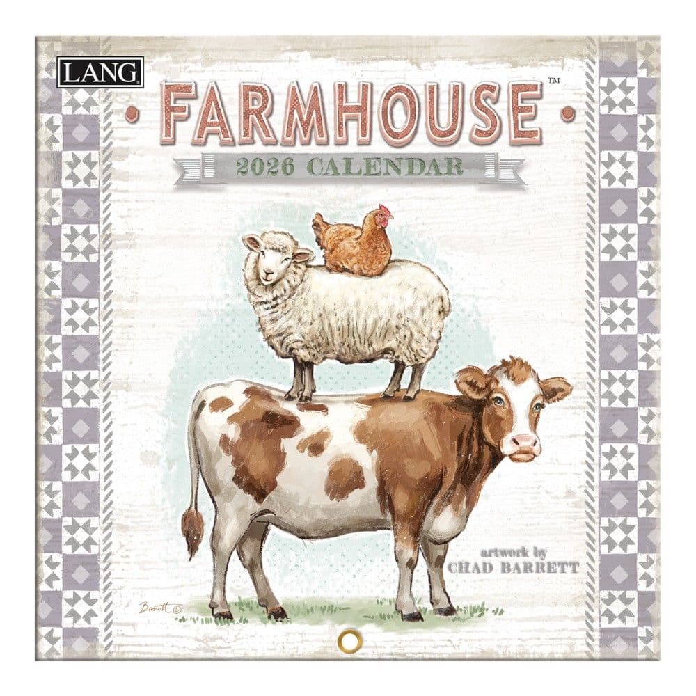 Farmhouse 2026 Mini Wall Calendar  Main Image