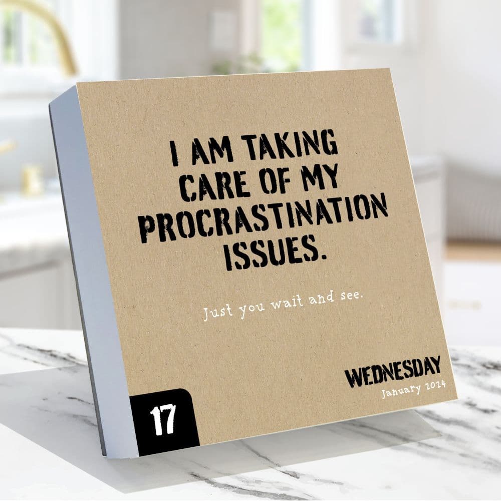 AntiAffirmations 2025 Desk Calendar