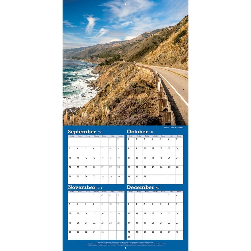 Americas Backroads 2024 Wall Calendar
