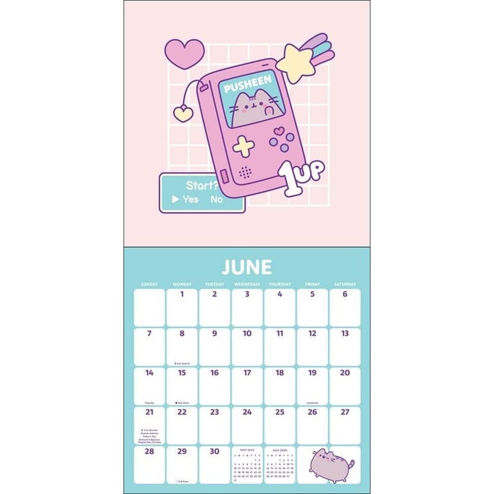 Pusheen 2026 Wall Calendar Fourth Alternate Image