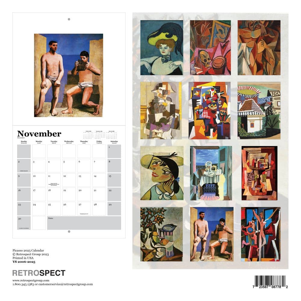 Picasso Square 2025 Wall Calendar First Alternate Image width="1000" height="1000"