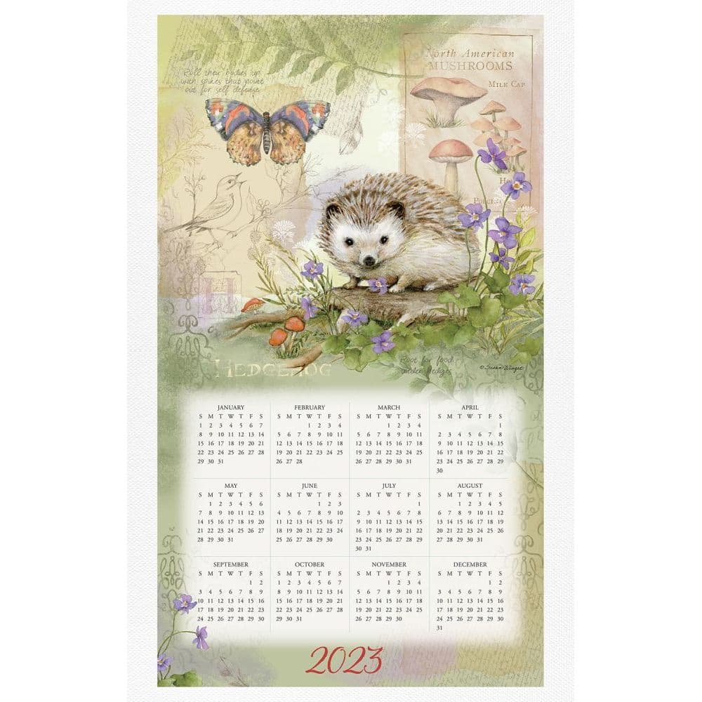 Nature's Palette 2023 Calendar Towel