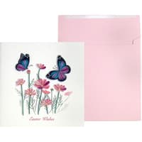 image Butterflies and Flowers Easter Card