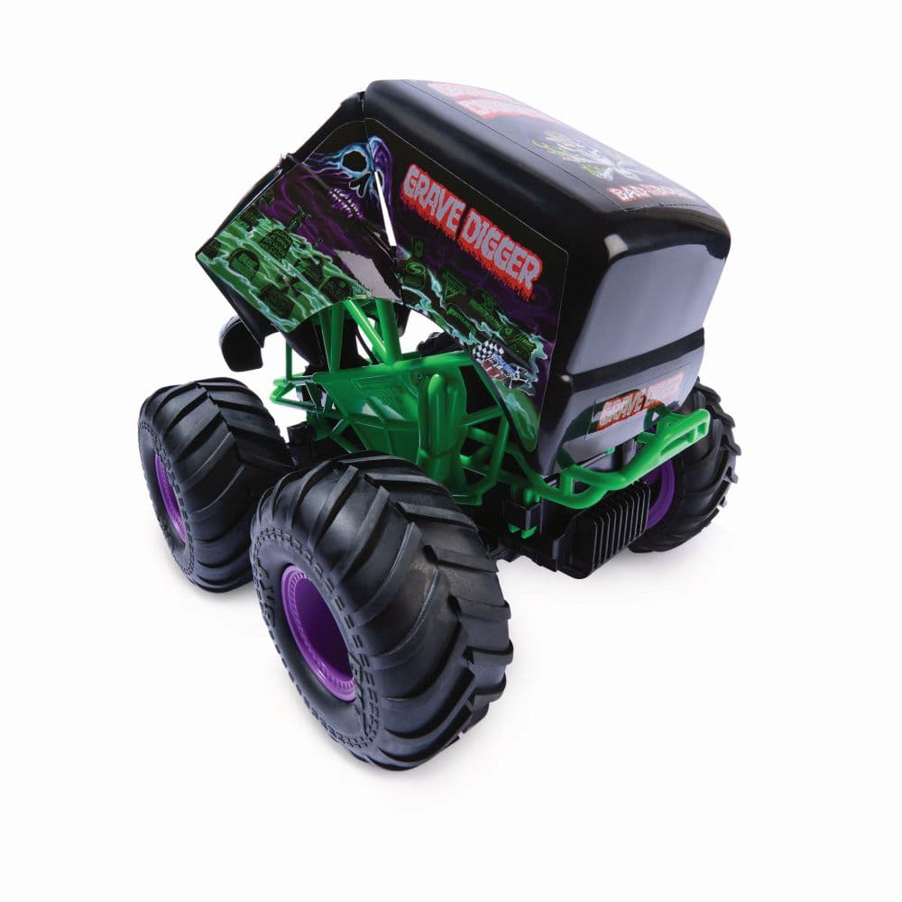 Monster Jam Smash and Bash Grave Digger 1:15 RC Truck Seventh Alternate Image
