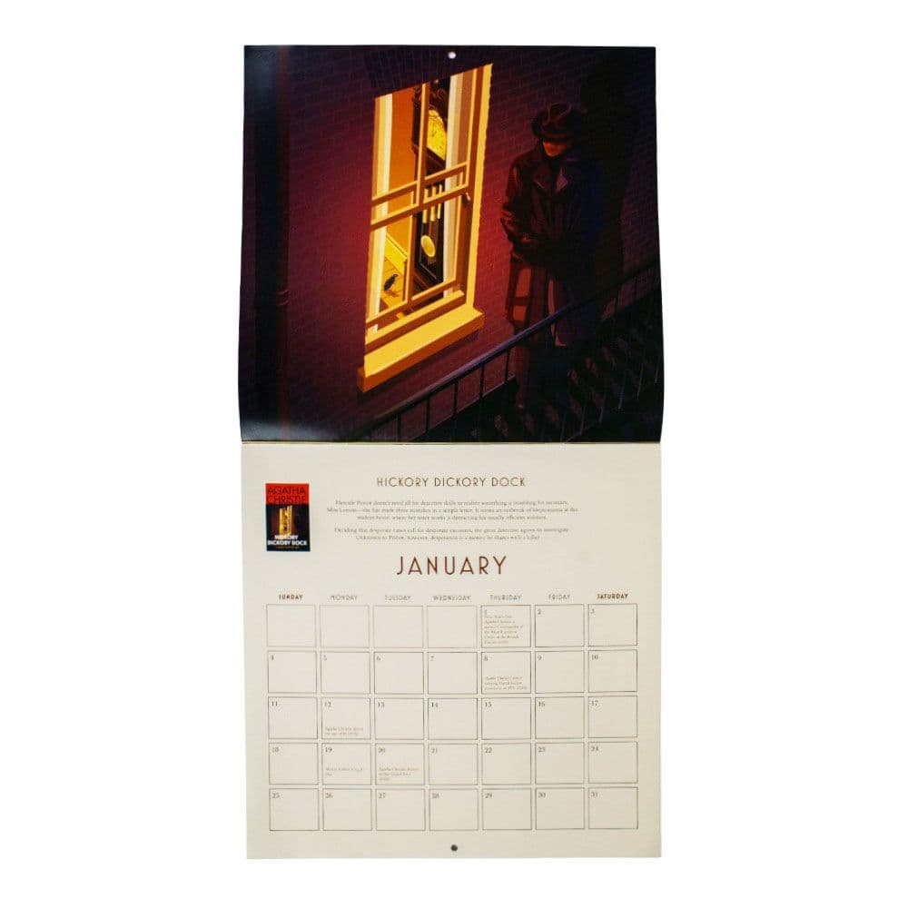 Poirot 2026 Wall Calendar Third Alternate Image