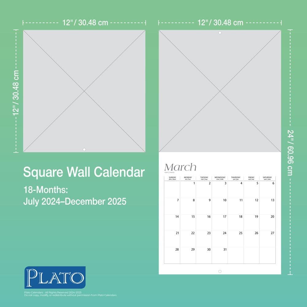 Beaches by Plato 18 Month Foil 2025 Wall Calendar Sixth Alternate Image width=&quot;1000&quot; height=&quot;1000&quot;
