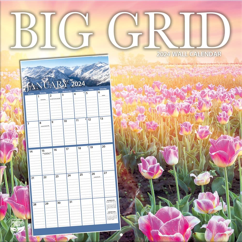 Big Grid Calendars 2024 Paula