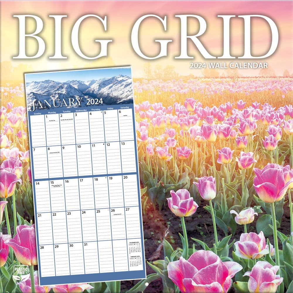 Big Grid Calendar 2024 Wall Calendar Main Product Image width=&quot;1000&quot; height=&quot;1000&quot;