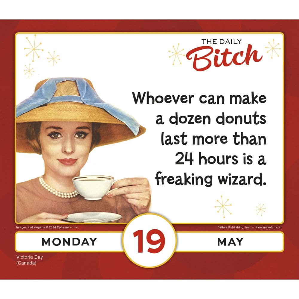 The Daily Bitch 2025 Desk Calendar Third Alternate Image width=&quot;1000&quot; height=&quot;1000&quot;