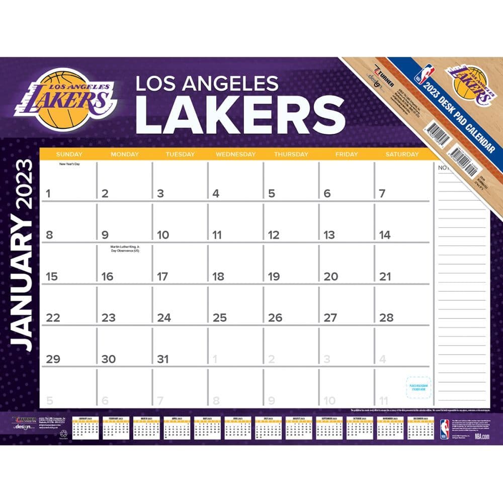 Lakers 2024 Calendar Weekly Kipp Seline