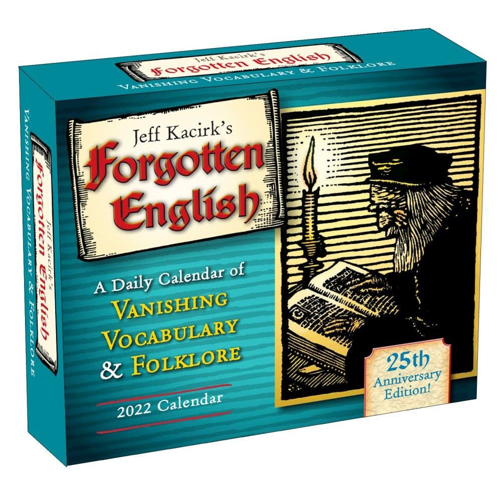 Forgotten English 2022 Desk Calendar