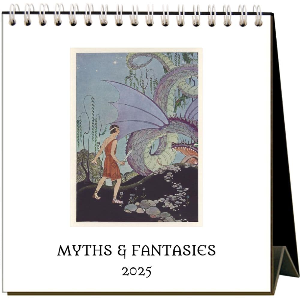 Myths and Fantasies 2025 Easel Desk Calendar
