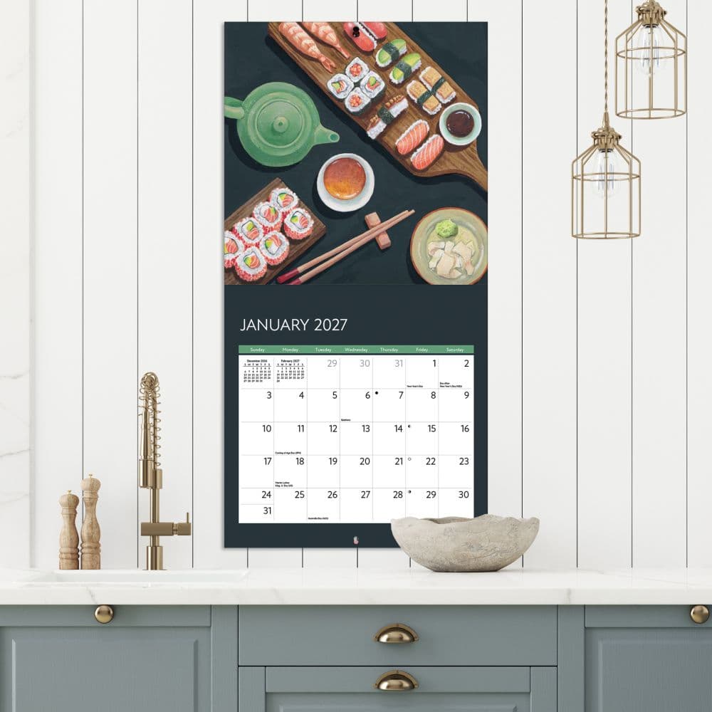 Kitchen Table 2027 Wall Calendar Fourth Alternate Image