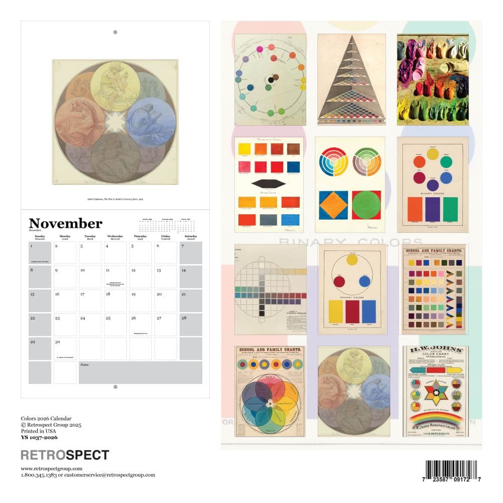 Colors Square 2026 Wall Calendar First Alternate Image