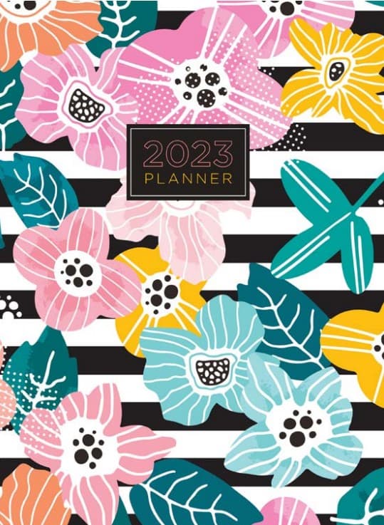 TF Publishing Flower Stamps 2023 Planner