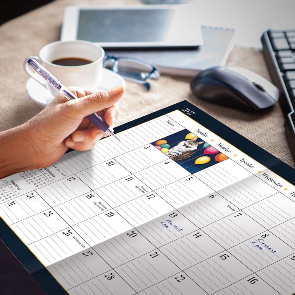 American Cat 2027 Monthly Planner by Lowell Herrero Seventh Alternate Image