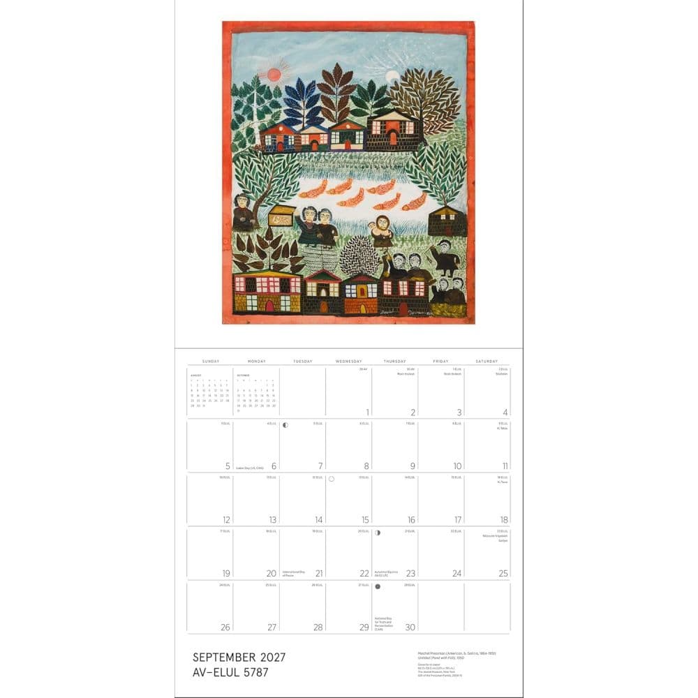 Jewish Museum 2027 Wall Calendar Third Alternate Image
