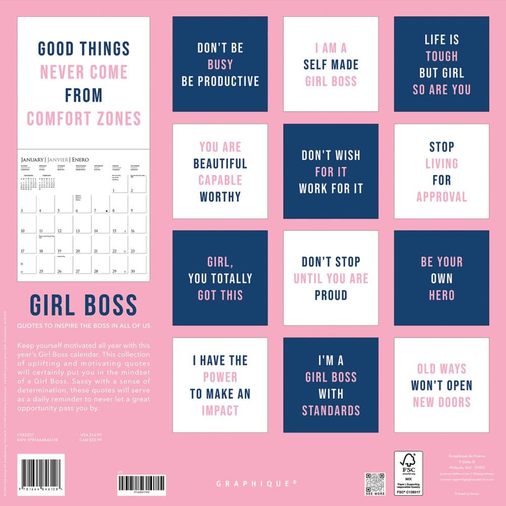 Girl Boss 2027 Wall Calendar First Alternate Image