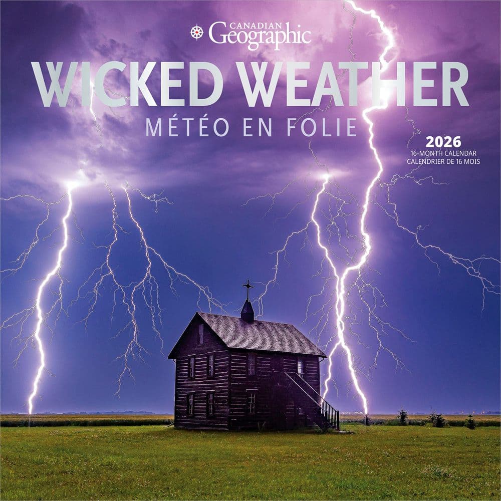 Canadian Geographic Wild Weather 2026 Wall Calendar Main Image