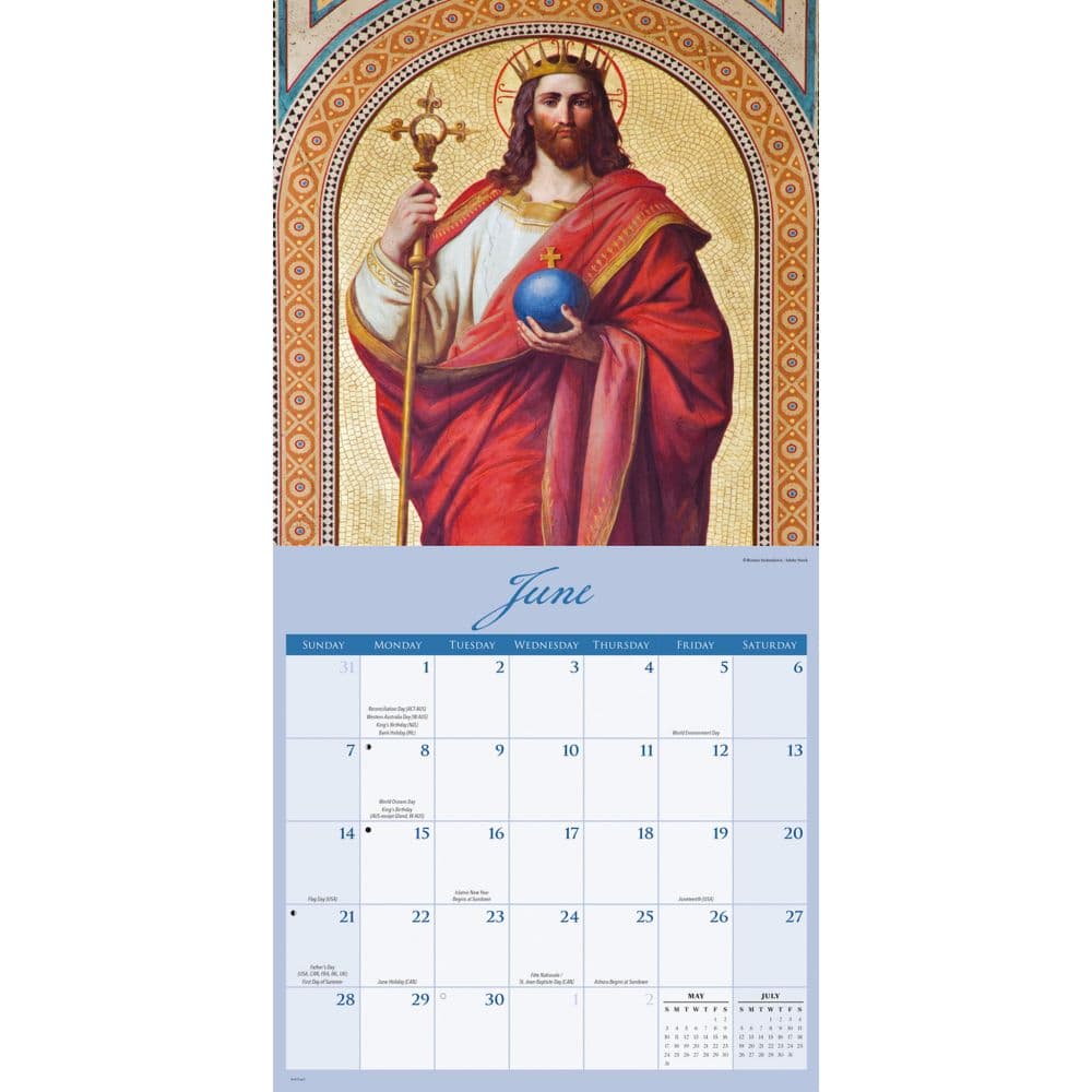 Jesus 2026 Wall Calendar Third Alternate Image