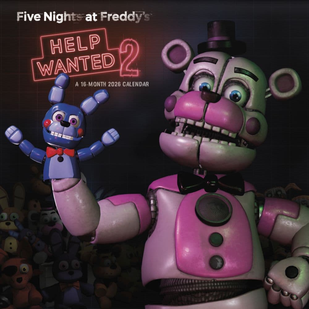 Five Nights at Freddys 2026 Wall Calendar Main Product Image