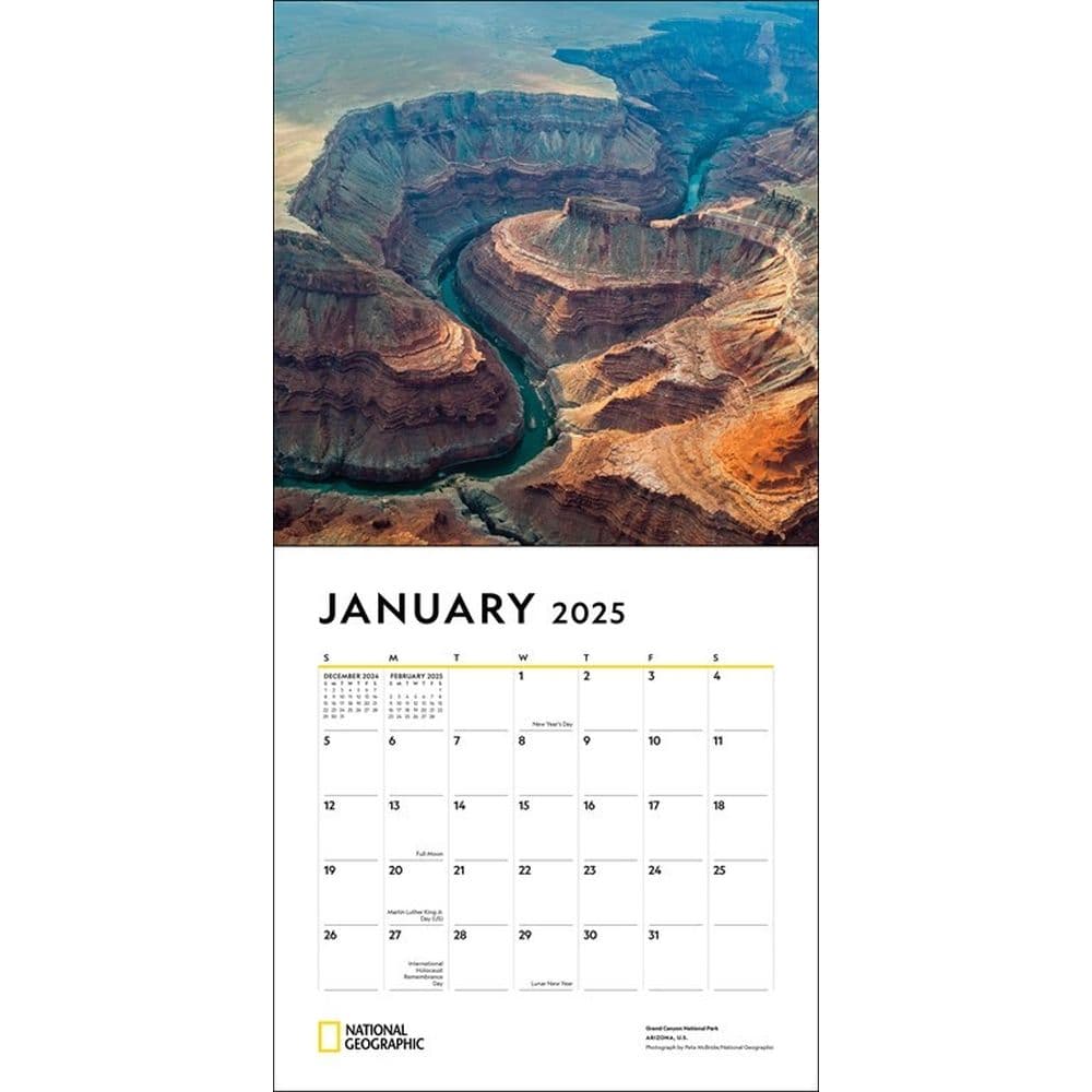 National Parks National Geographic 2025 Wall Calendar Second Alternate Image width=&quot;1000&quot; height=&quot;1000&quot;