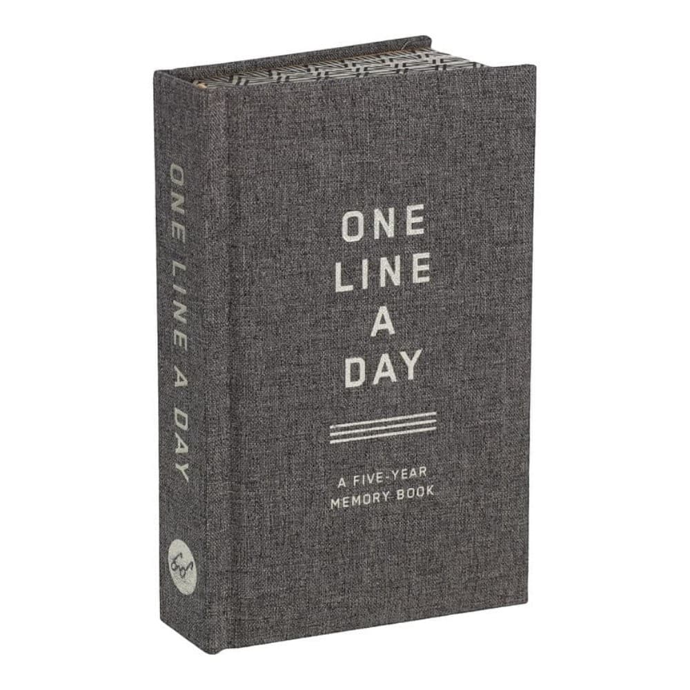 Charcoal Canvas One Line a Day Memory Book Main Product Image