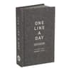 image Charcoal Canvas One Line a Day Memory Book Main Product Image