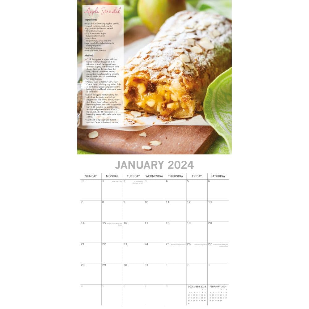 Baking 2024 Wall Calendar - Calendars.com