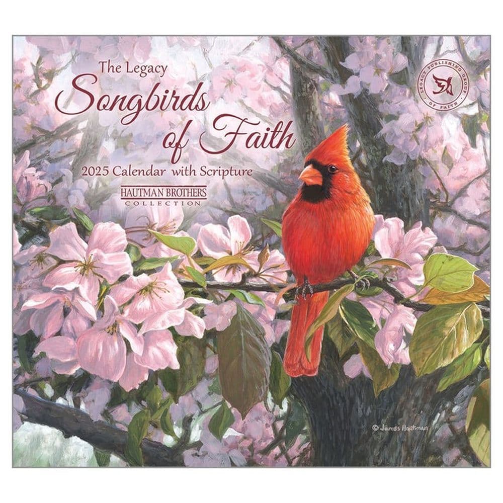 Songbirds of Faith by Hautman Brothers 2025 Wall Calendar