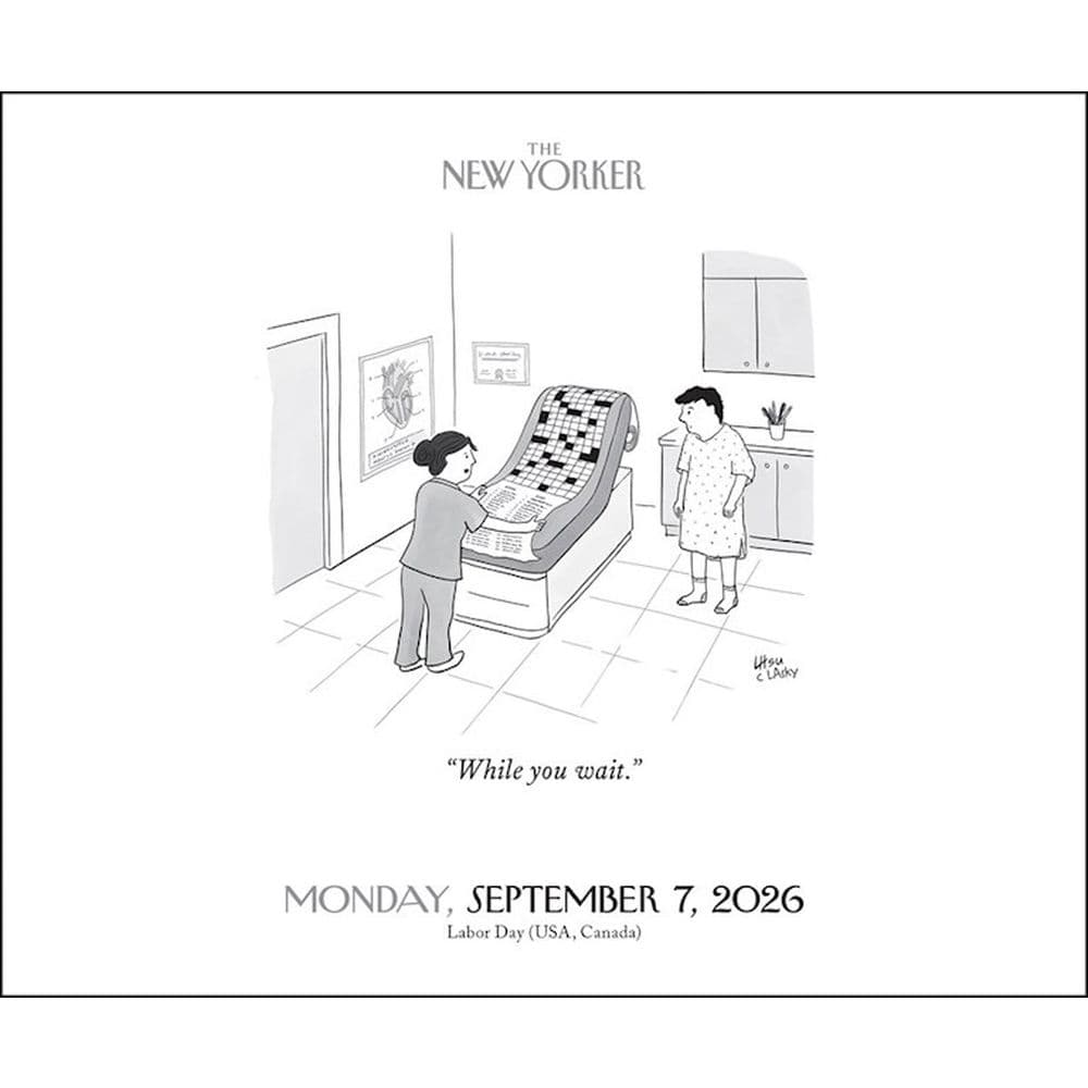 New Yorker Cartoons 2026 Desk Calendar Fourth Alternate Image