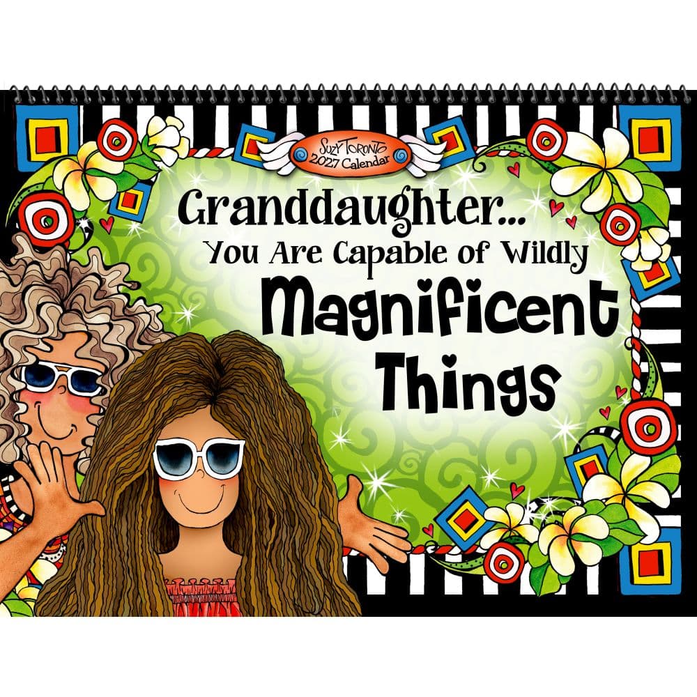 Granddaughter Inspirational 2027 Wall Calendar by Suzy Toronto
