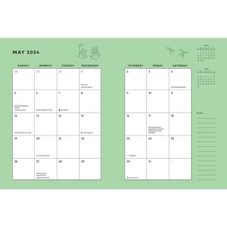 Mini Schedule Stickers 2024 - My Neighbor Totoro