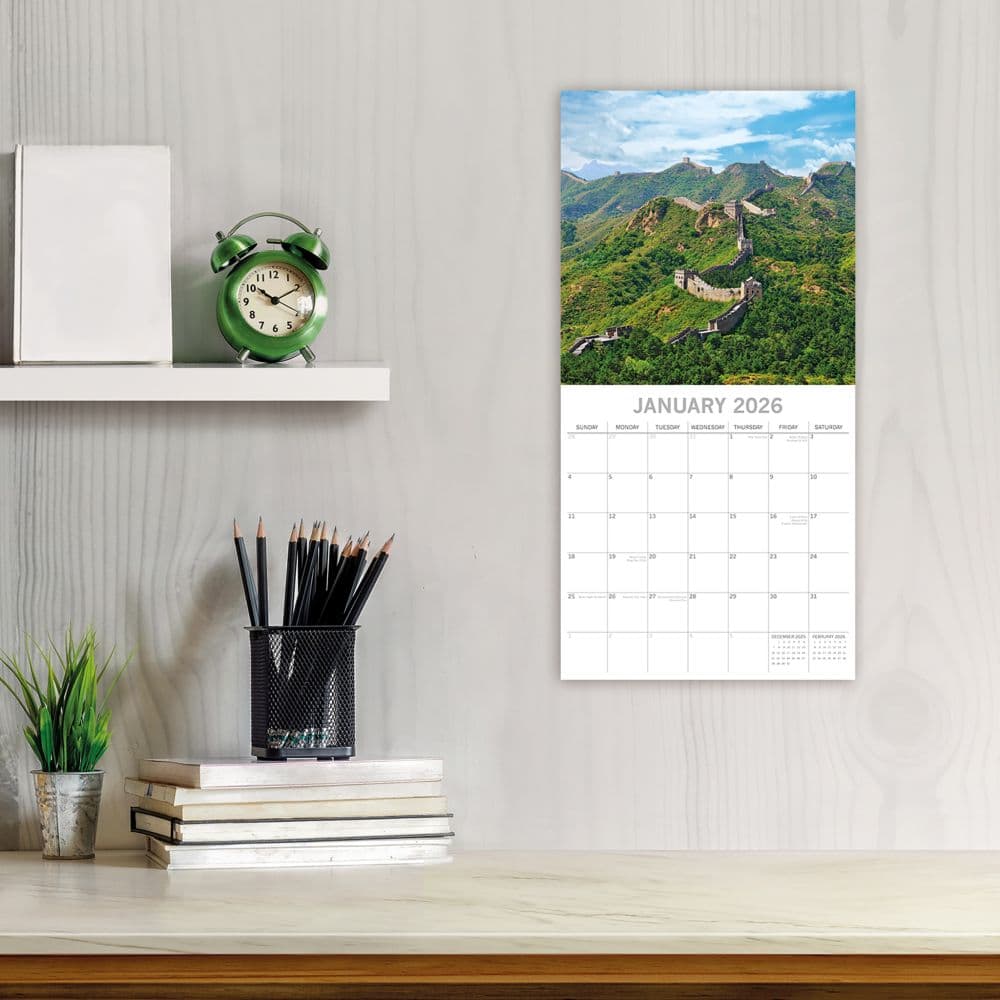 Wonders of the World 2026 Wall Calendar Second Alternate Image